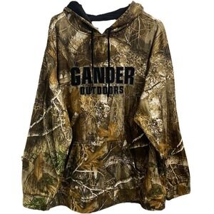 Gander Mountain Men's Outdoor Guide Series Camo Hoodie‎ Realtree Edge Sz.XL EUC